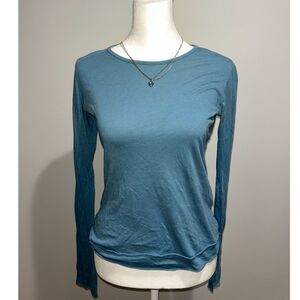 Juicy Couture Vtg Y2K Blue Long Sleeve Top